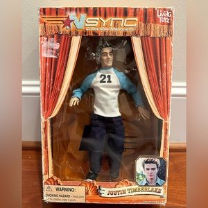 ***Unopened*** collectible Living Toyz *NSYNC Marionette Justin Timberlake Doll